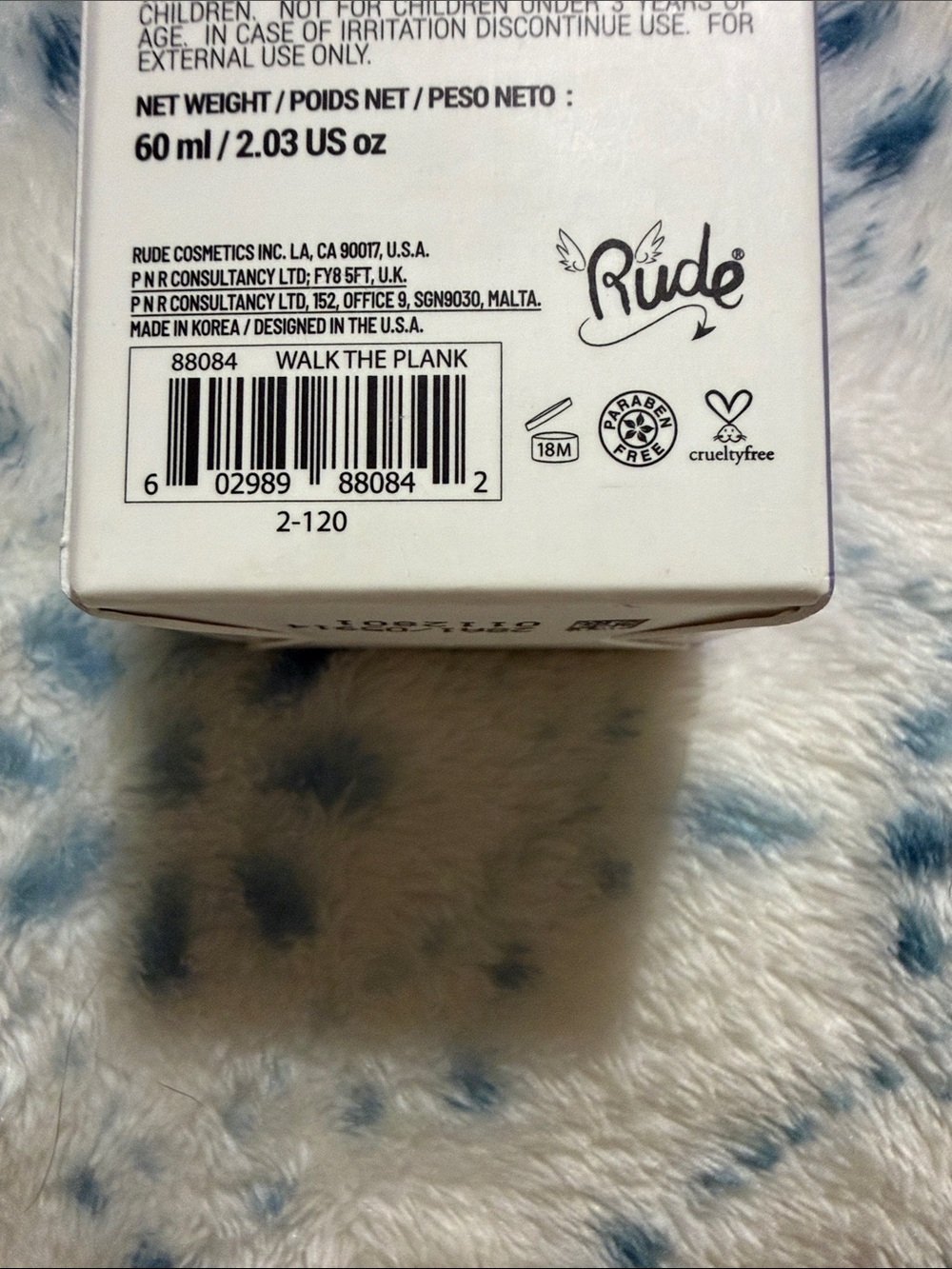 RUDE Pirates Chest Metallic Peel-Off Mask- Rose of Jericho - Picture 6 of 6